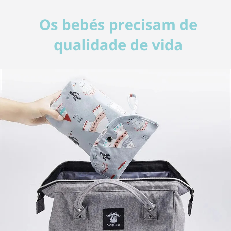 Bolsa Impermeável para Fraldas e Acessórios de Bebé – Organizador de Viagem
