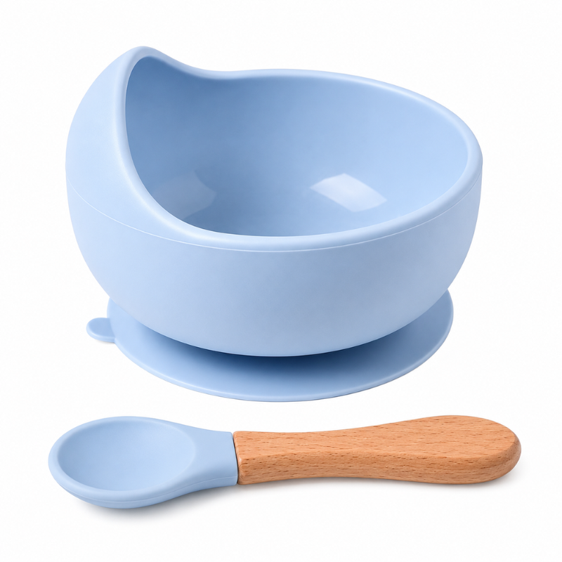 Taça de Silicone Antiderrame para Bebé – Menos Sujidade, Mais Tranquilidade nas Refeições