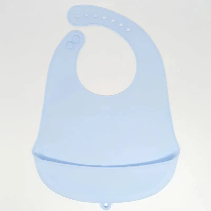 Babete de Silicone Impermeável para Bebé – Fácil de Limpar e Ajustável (1-3 anos)