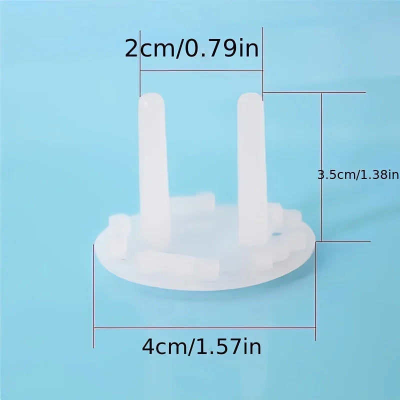 Kit 10x Protetores de Tomada – Segurança Doméstica para Bebés e Crianças