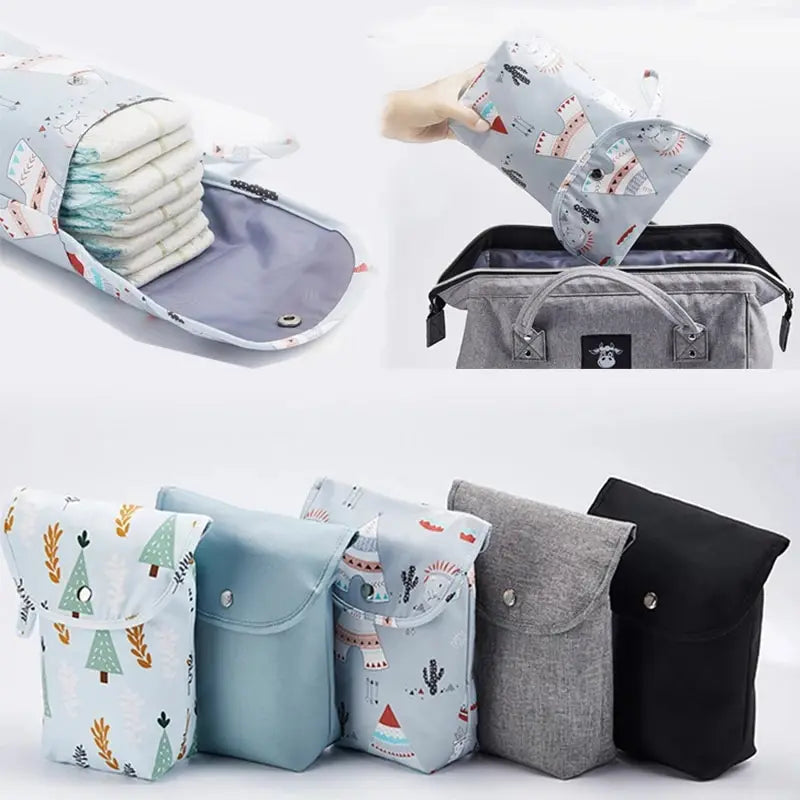 Bolsa Impermeável para Fraldas e Acessórios de Bebé – Organizador de Viagem