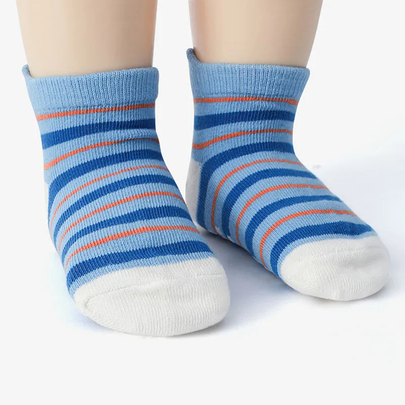 Meias Antiderrapantes para Bebé e Criança – Pack 6 Pares com Animais