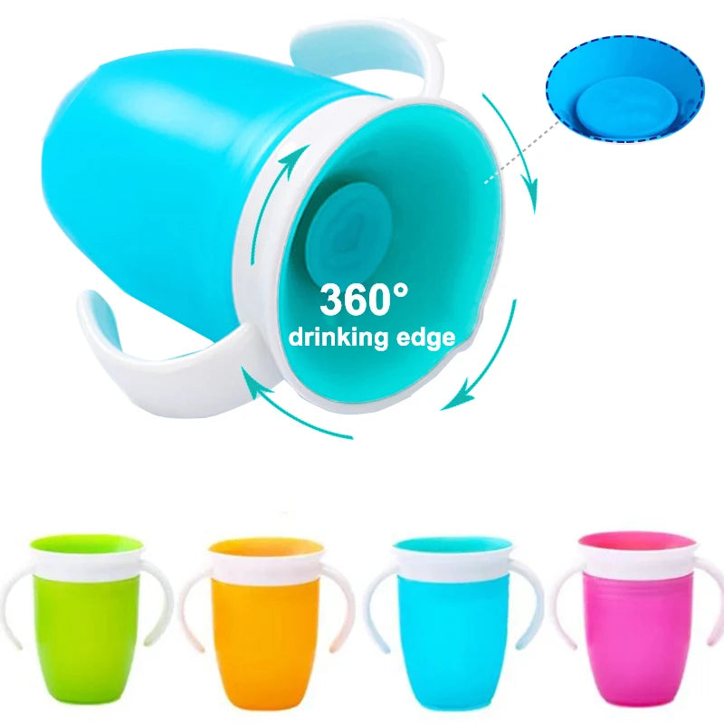Copo de Aprendizagem 360º para Bebé - Ideal para aprender a beber sozinho