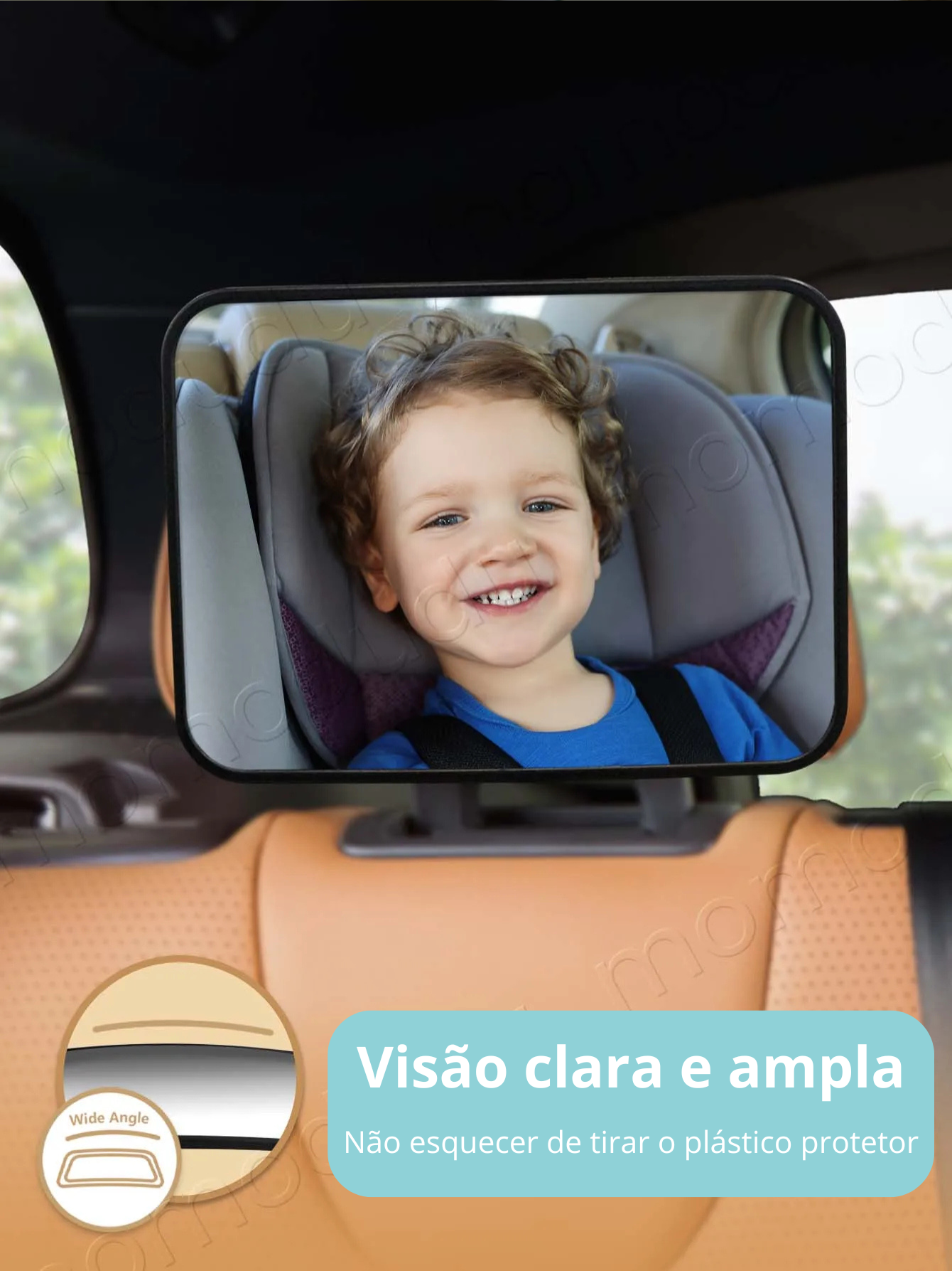 Espelho Retrovisor para Bebé (Visão Traseira)