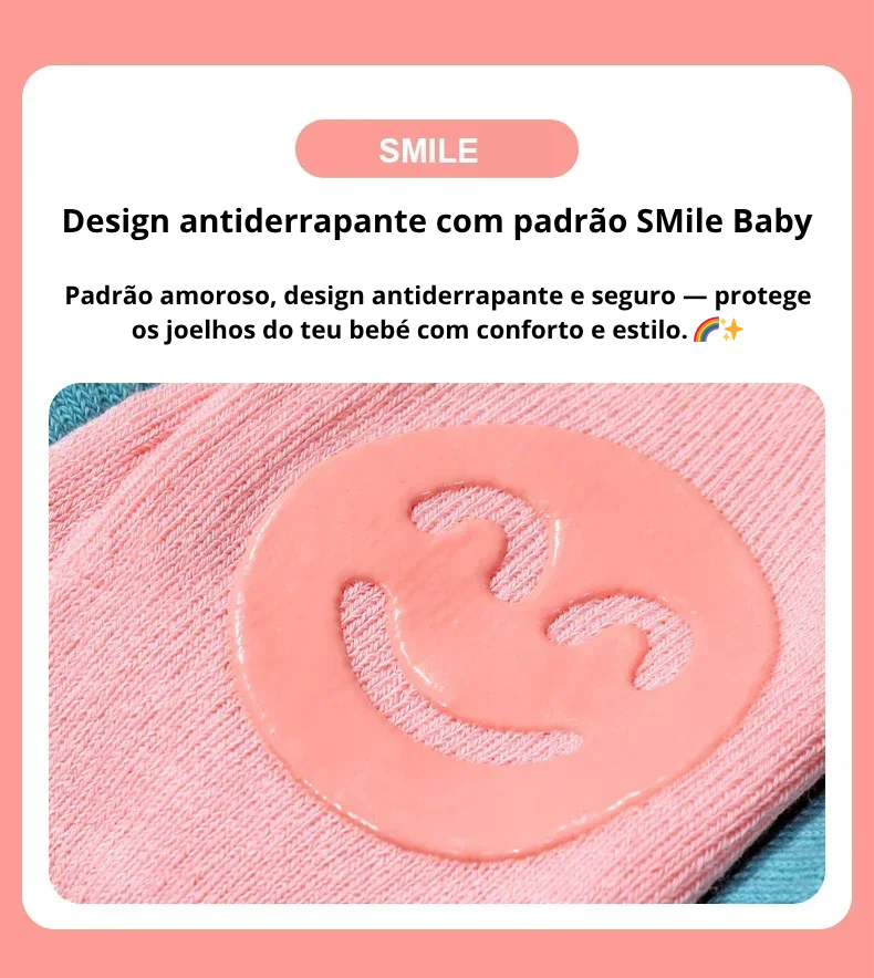 Protetores de Gatinhar para Bebé - Protege os Joelhos Durante o Gatinhar
