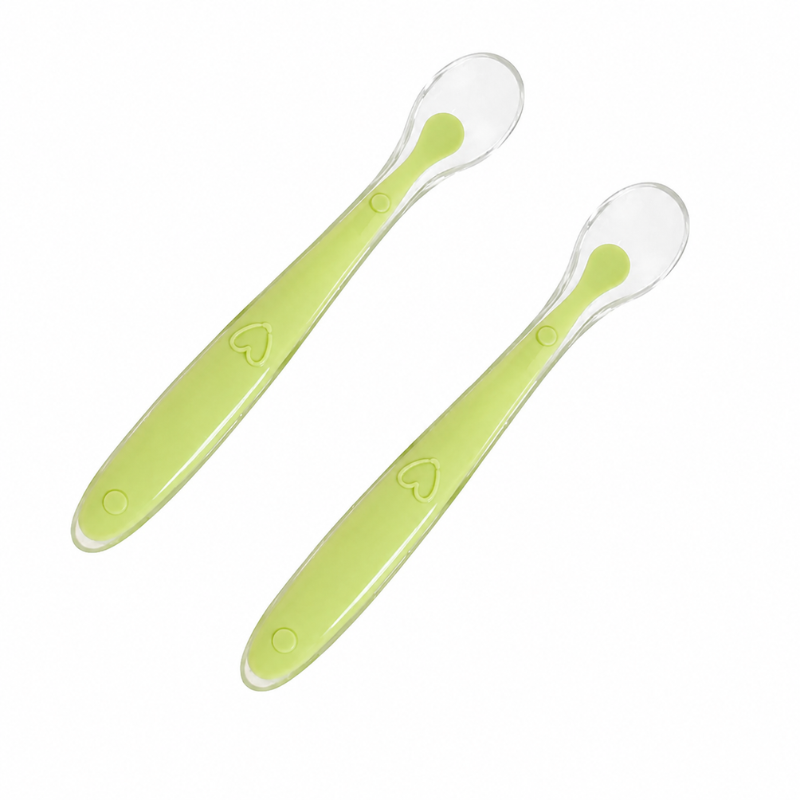 Colher de Silicone para Bebé (Pack 2 Unidades)