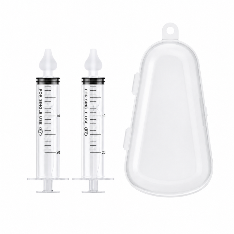 Seringa de Limpeza Nasal 20ml para Bebé – Lavagem Mais Eficaz e Confortável