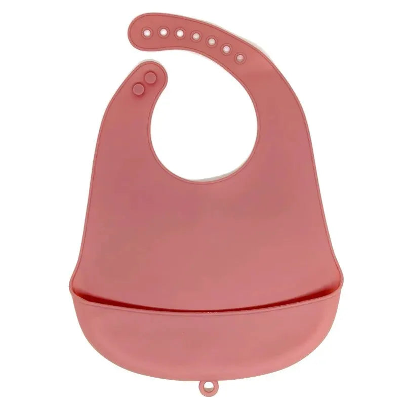 Babete de Silicone Impermeável para Bebé – Fácil de Limpar e Ajustável (1-3 anos)