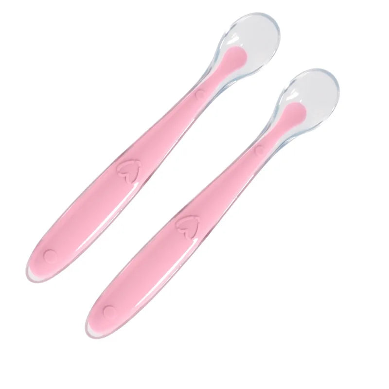 Colher de Silicone para Bebé (Pack 2 Unidades)