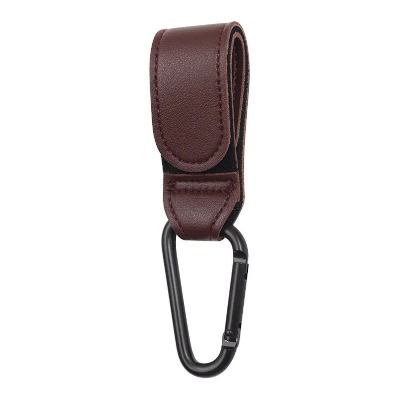 Suporte Universal para Carrinho – Gancho Reforçado 360º em Couro