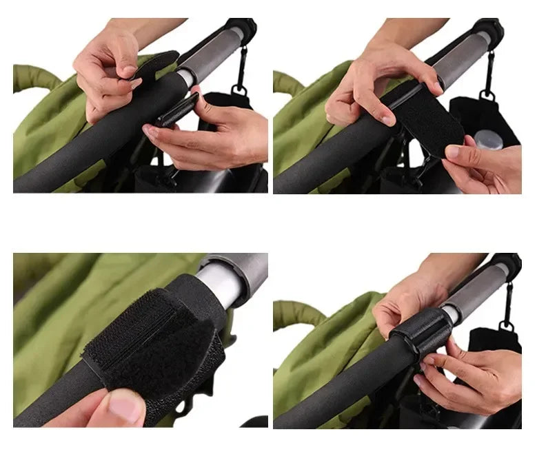 Suporte Universal para Carrinho – Gancho Reforçado 360º em Couro