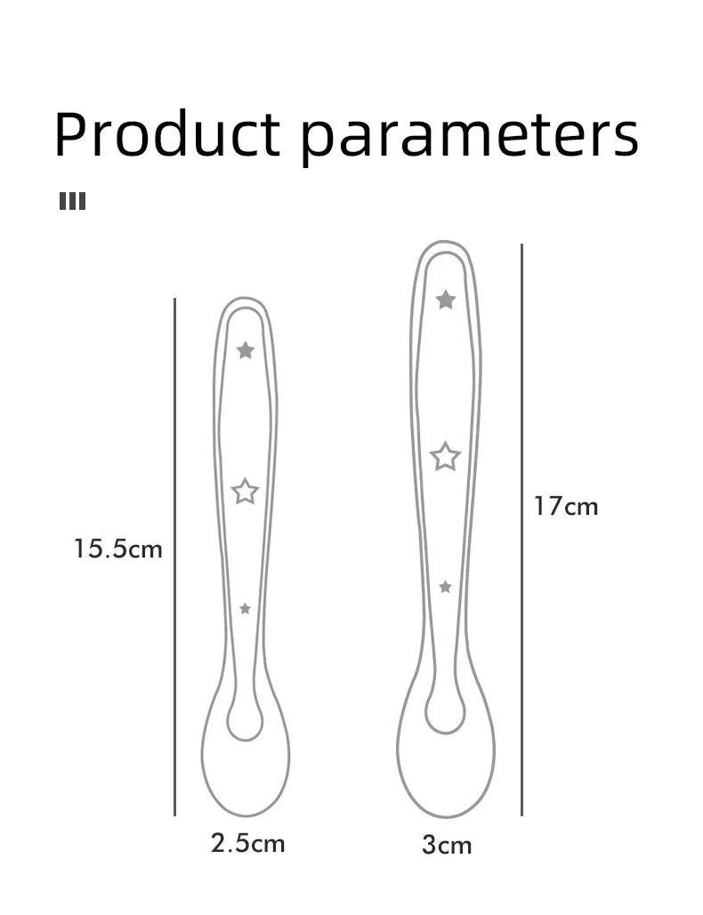 Colher de Silicone para Bebé (Pack 2 Unidades)