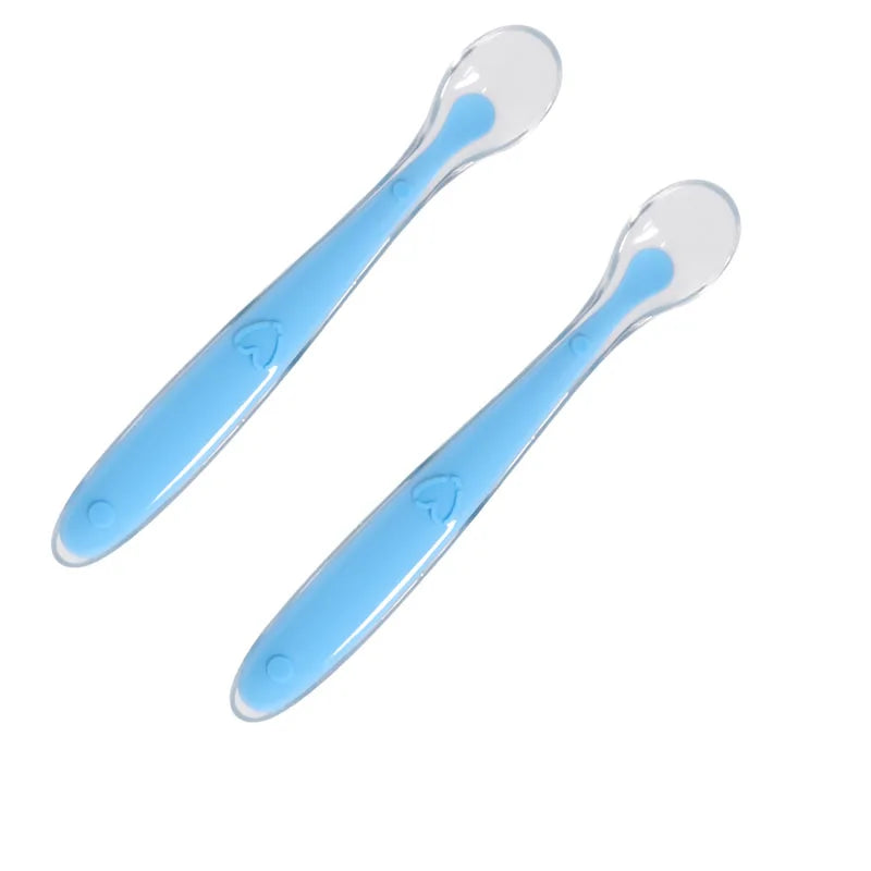 Colher de Silicone para Bebé (Pack 2 Unidades)