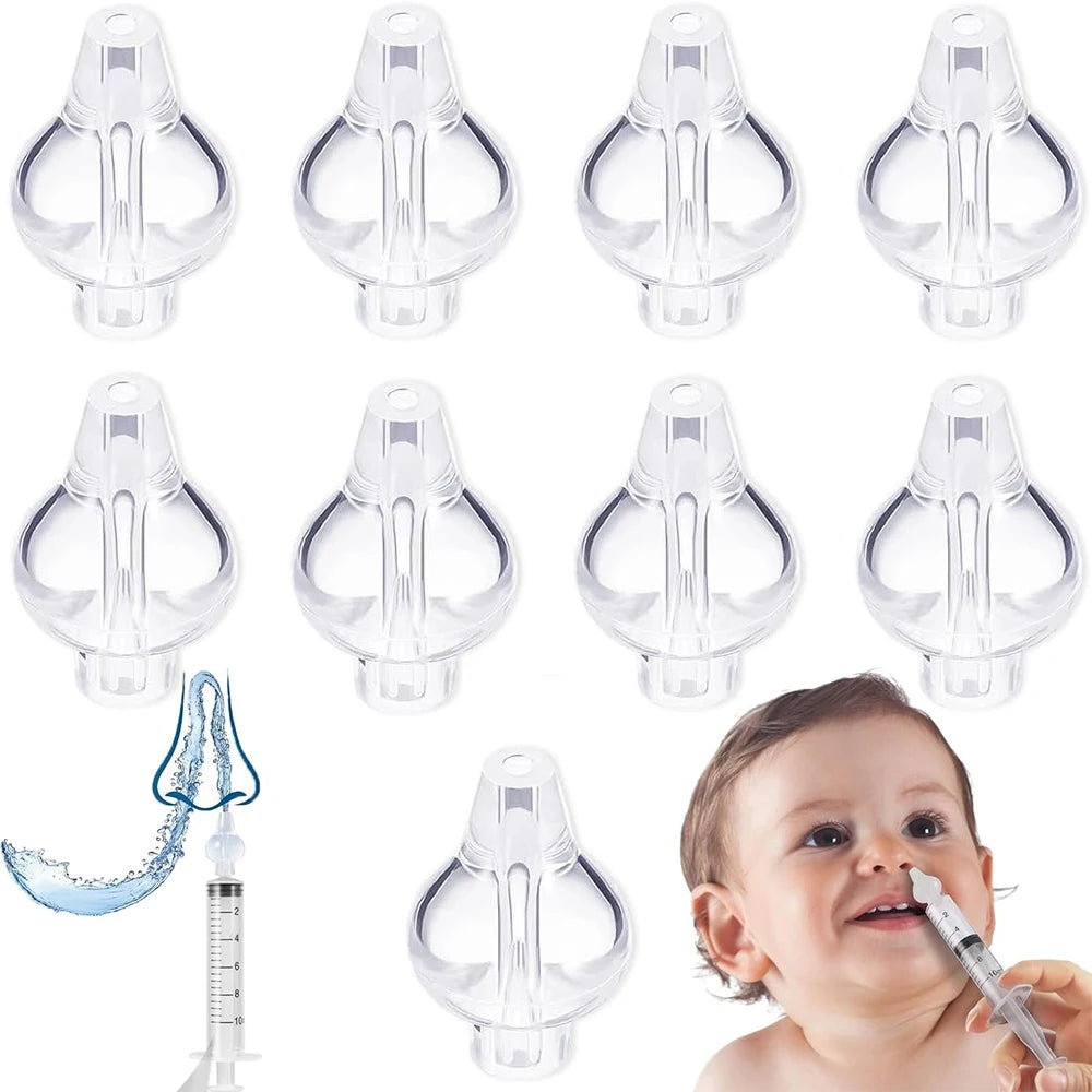 Bocal de Silicone para Lavagem Nasal com Seringa
